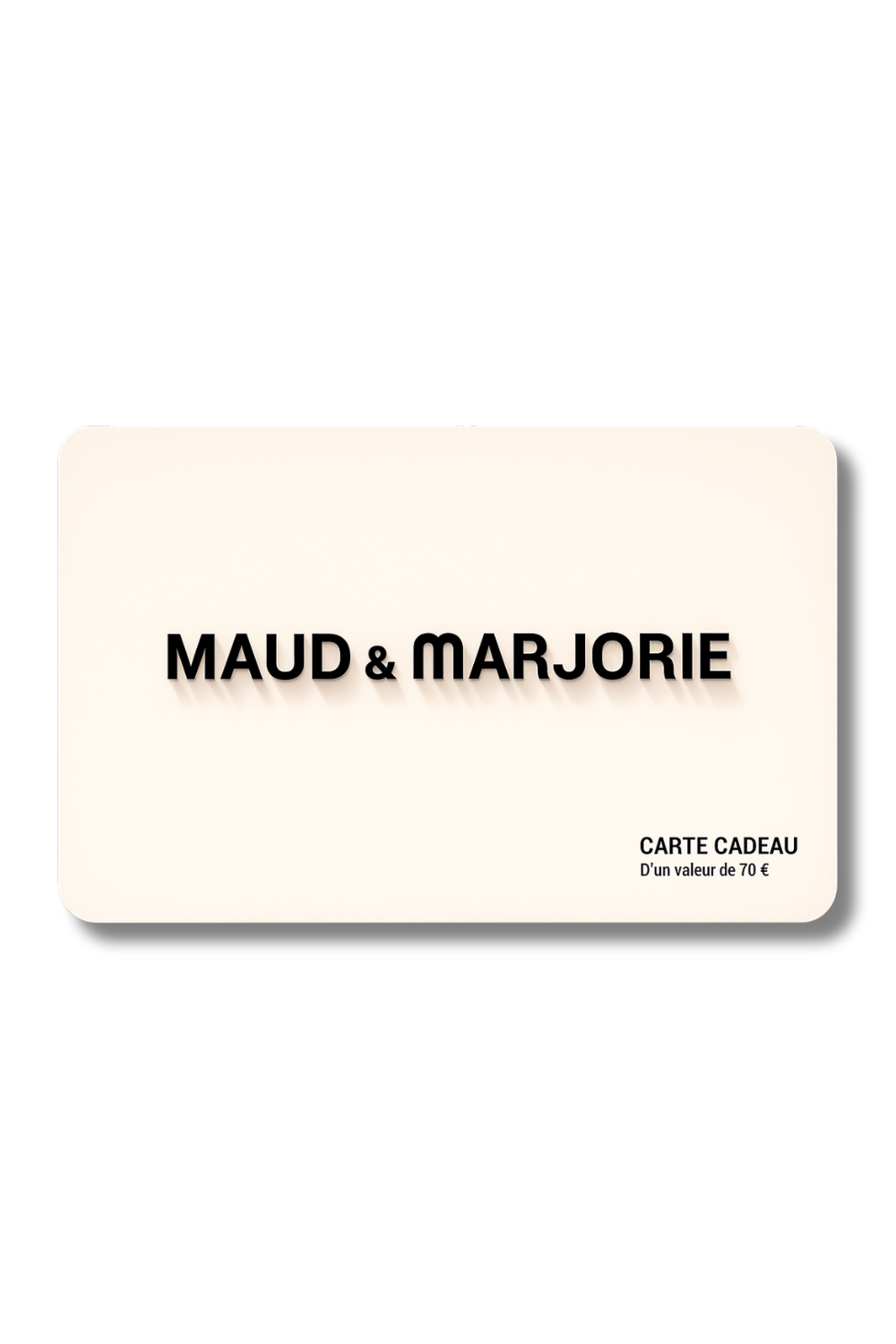 Carte-cadeau Maud&Marjorie