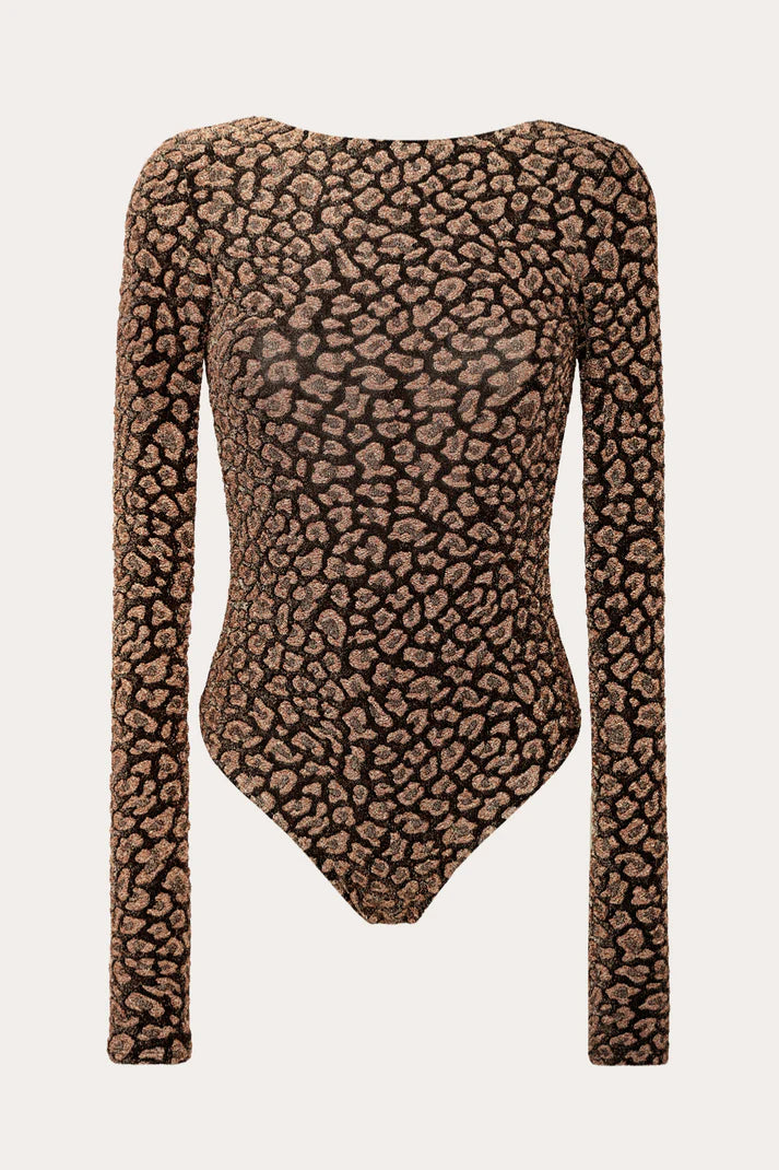 Body Borderline fleurs irisées
