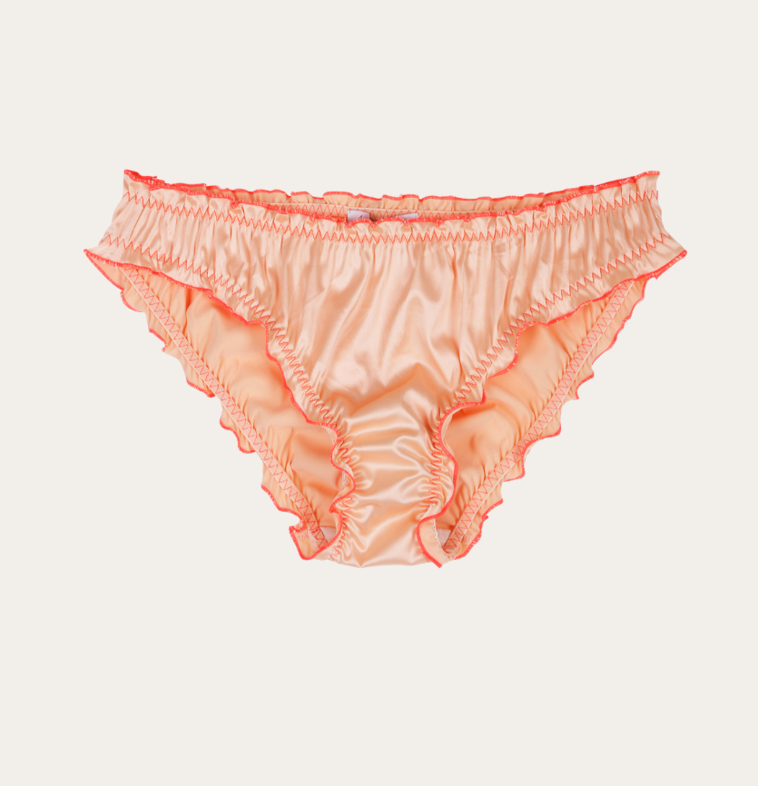 Lingerie femme Culotte bleue, froufrou Maud Marjorie – Maud