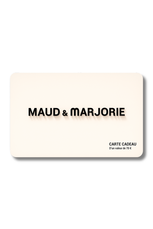 Carte-cadeau Maud&Marjorie
